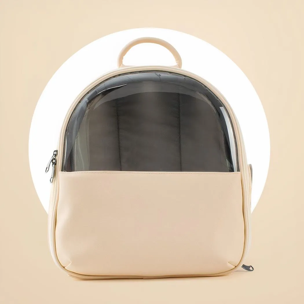 Mochila de polipiel transparente para animales - Imagen 5