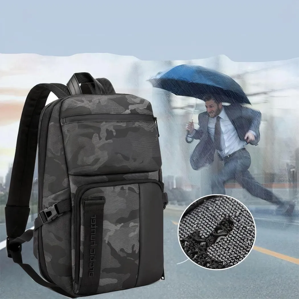 Mochila deportiva con estampado de camuflaje - Imagen 3