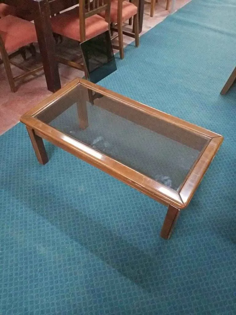 MESA DE CENTRO CON CRISTAL - Imagen 3