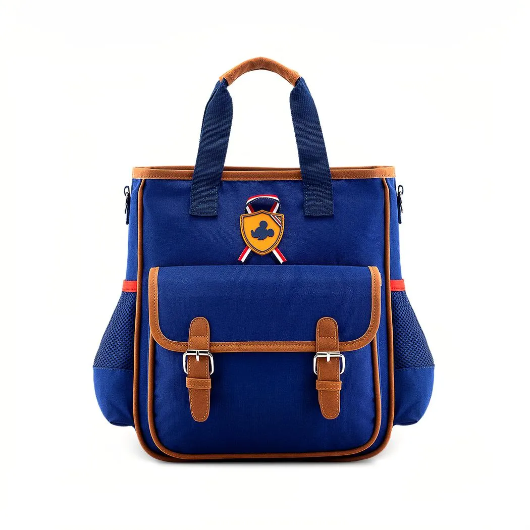 Bolso bandolera de lona azul con el logotipo de Mickey para niños - Imagen 5