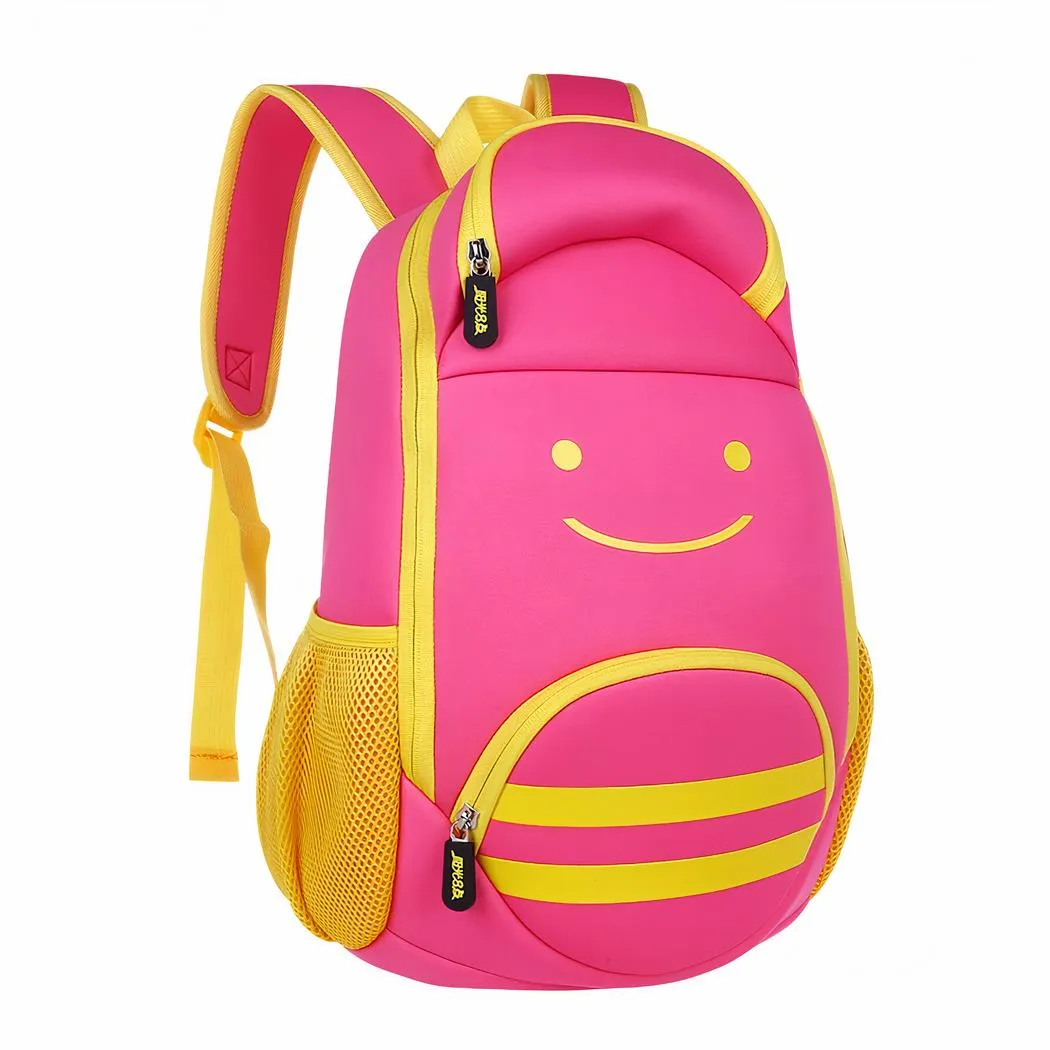 Mochila ergonómica rosa para niños - Imagen 2