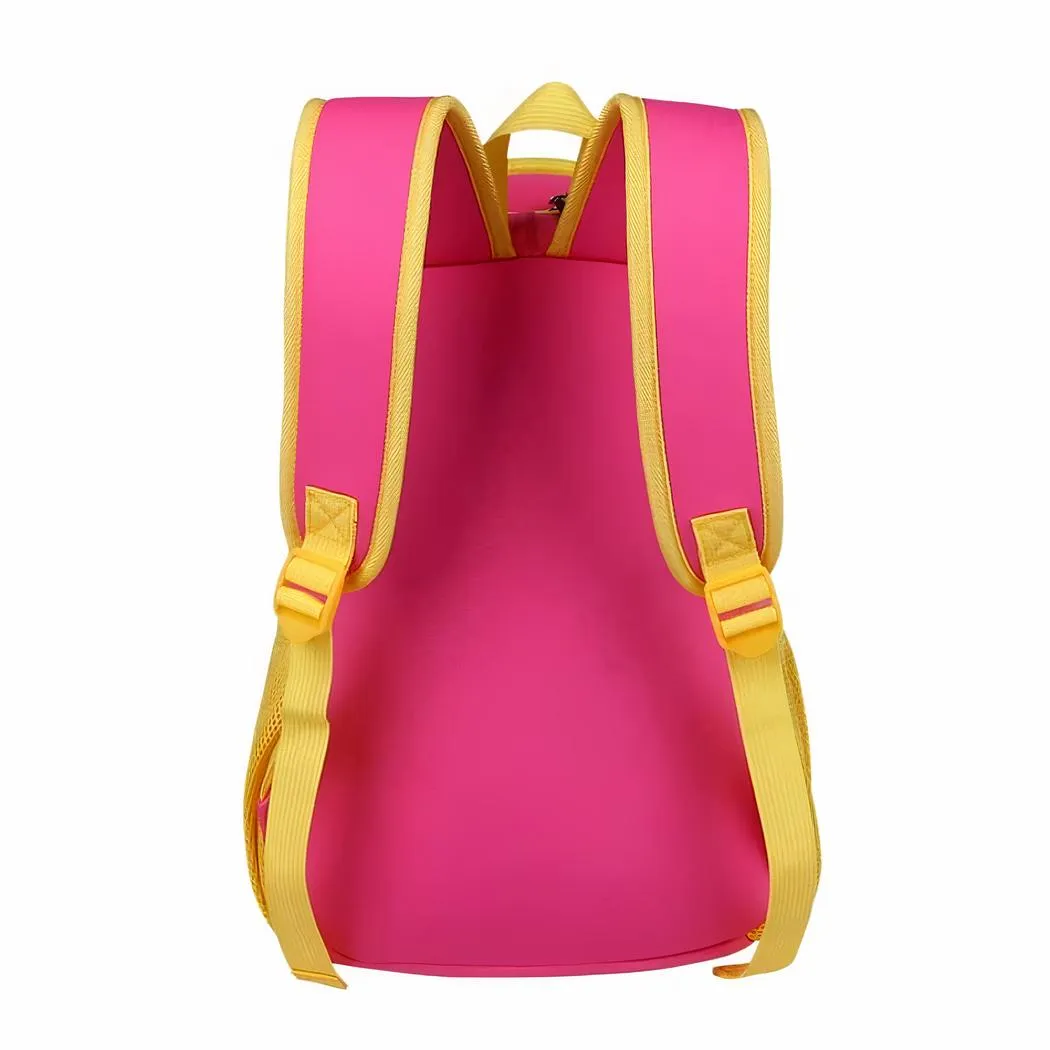 Mochila ergonómica rosa para niños - Imagen 3