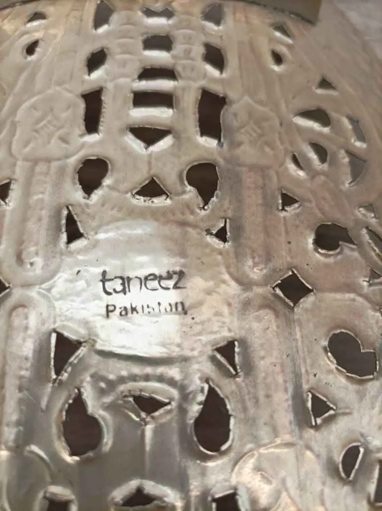 BANDEJA DE METAL DORADA - Imagen 5