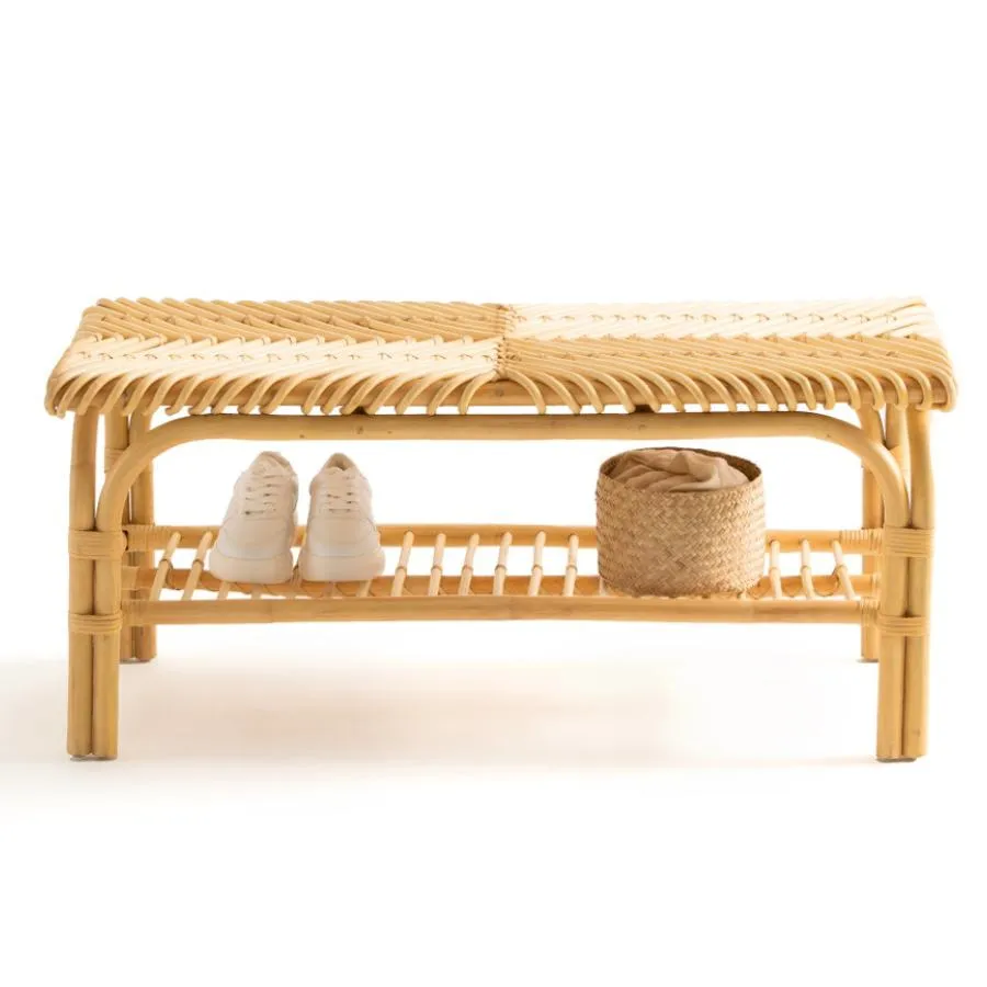 Malu Rattan Bench La Redoute - Imagen 4