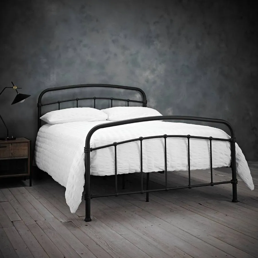 Bed So’Home Black Metal La Redoute - Imagen 4