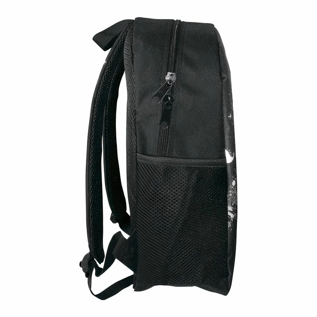 Mochila negra y morada de Fortnite con accesorios - Imagen 3