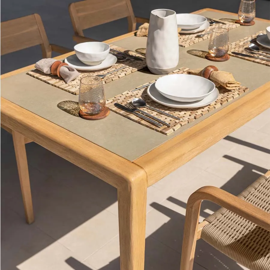 Mesa Better de polycemento y madera Kave Home - Imagen 2