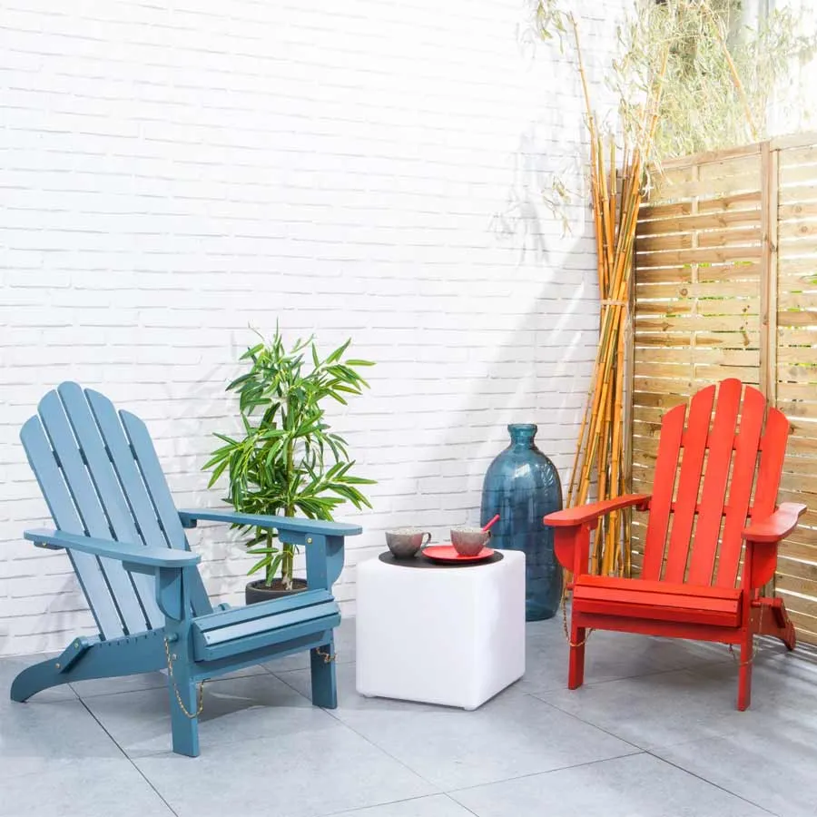 Sillón Salamanca Madera eucalipto azul Maisons du Monde - Imagen 3