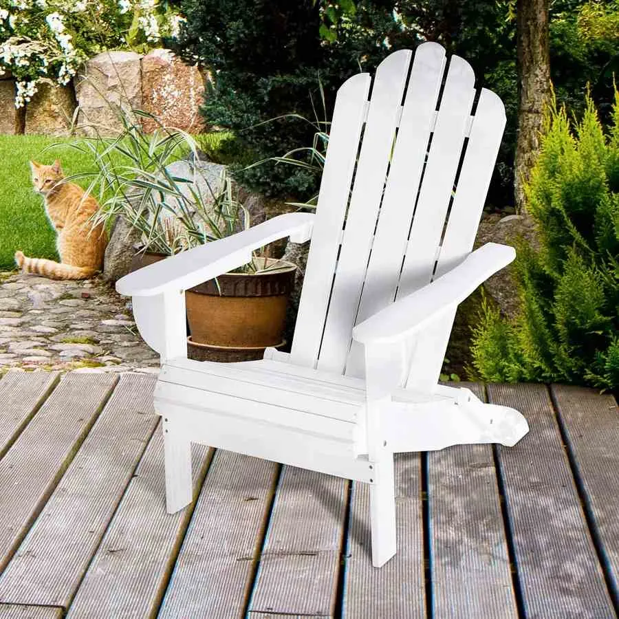 Silla Adirondack Blanco Leroy Merlin - Imagen 2
