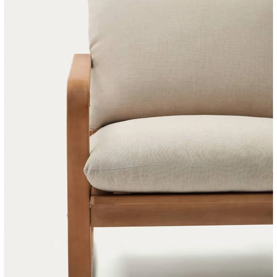 Sillón Sacaleta Madera maciza Kave Home - Imagen 2