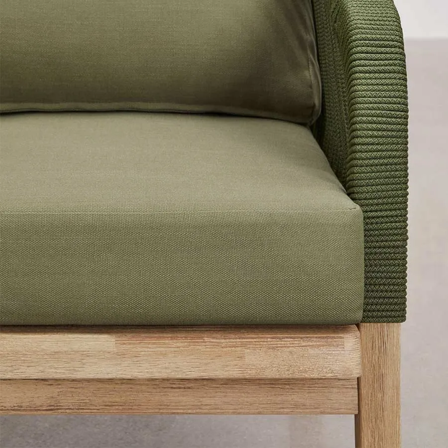 Sofá de jardín Dubai Madera de acacia Sklum - Imagen 2