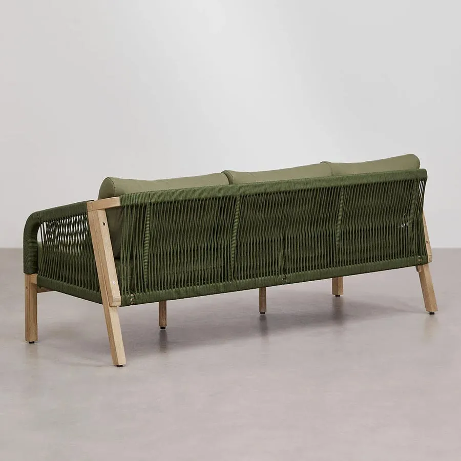 Sofá de jardín Dubai Madera de acacia Sklum - Imagen 3