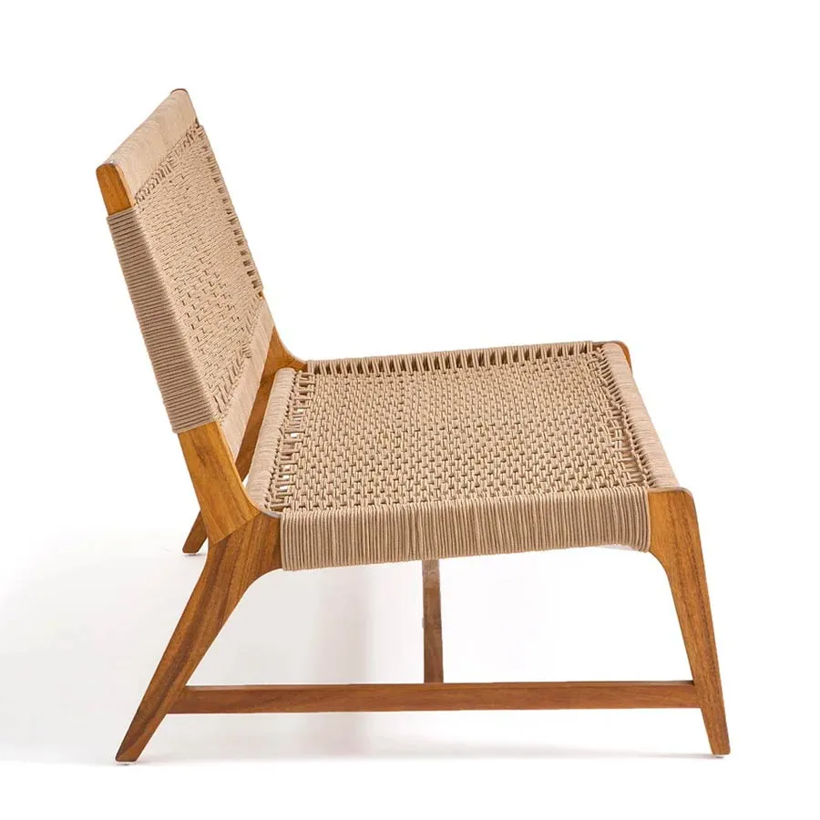 Sofá de jardín Natou Madera y cuerda La Redoute - Imagen 2